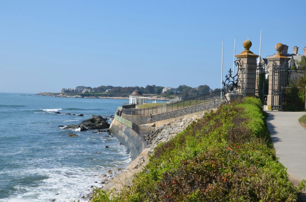 Fall foliage in Newport, Rhode Island