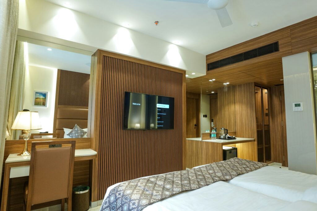 Cruise cabin interior designed for rest and relaxation when choosing the right cruise
